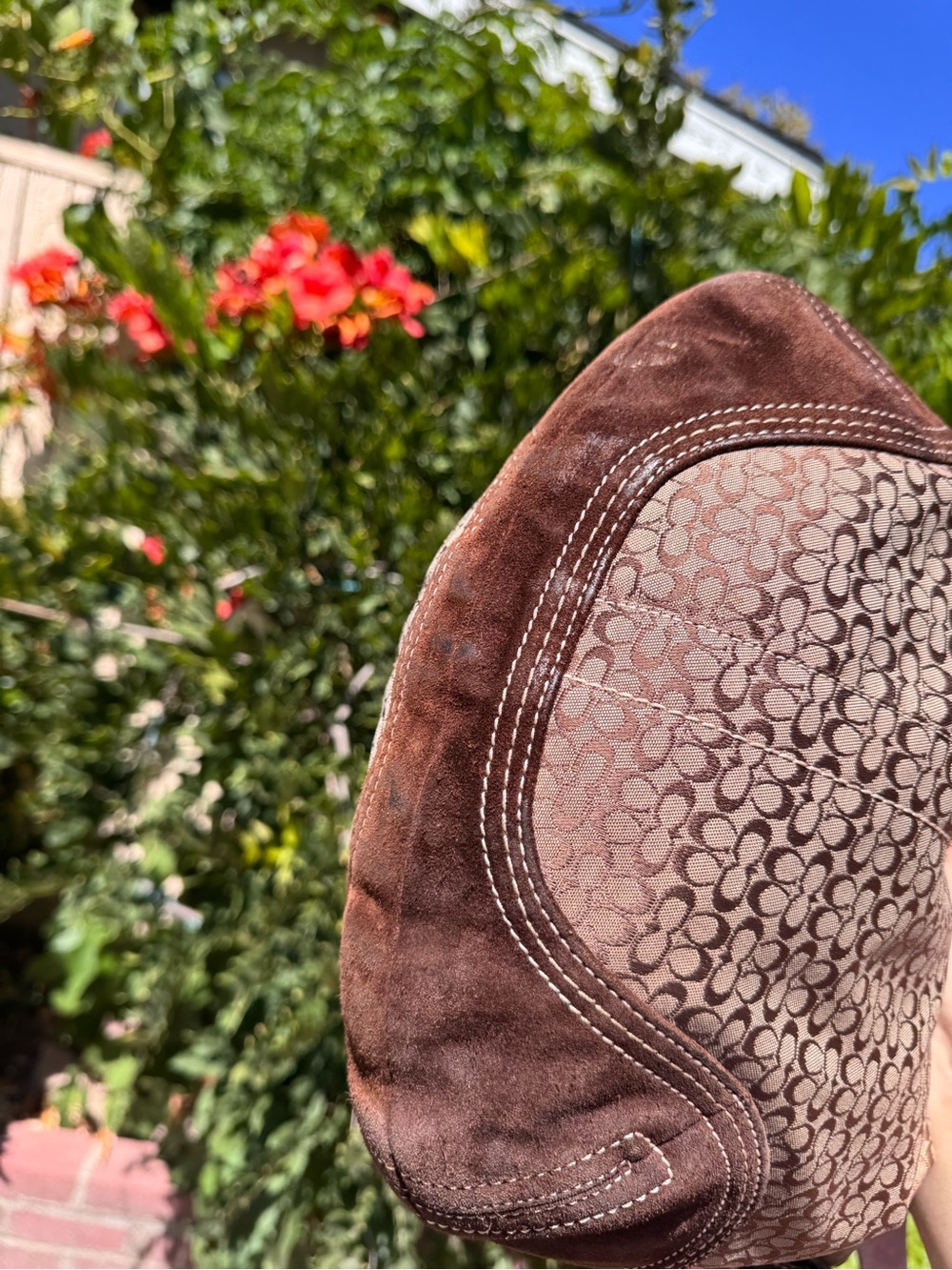 Vintage Coach Soho Signature Hobo Shoulder Bag - Picture 4 of 9